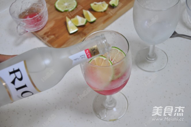 西瓜青柠鸡尾酒