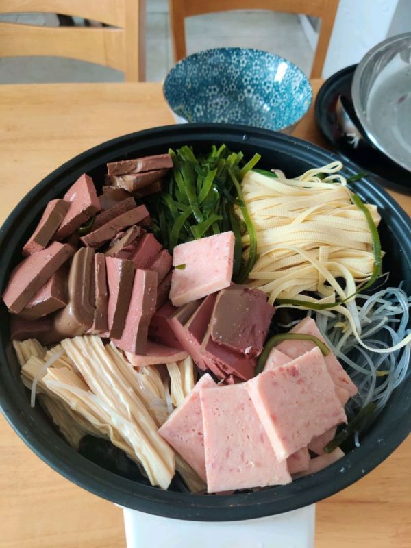 家常版  毛血旺