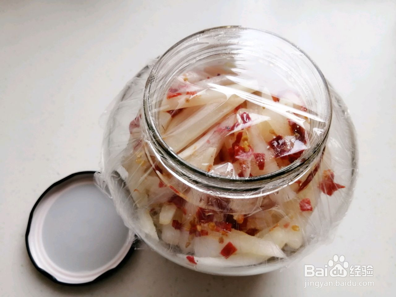 酸甜爽口的下饭菜腌萝卜的做法