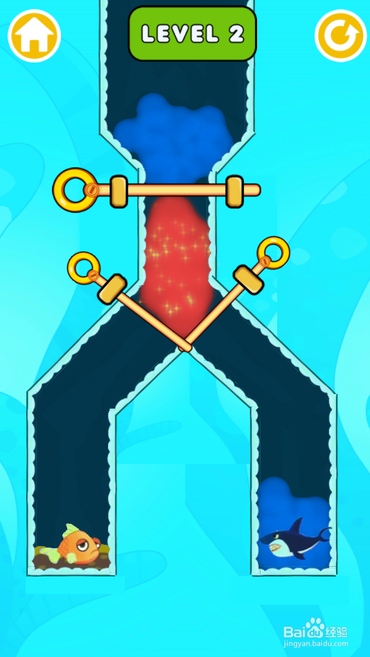 Pins Save The Fish的LEVEL 2如何过关