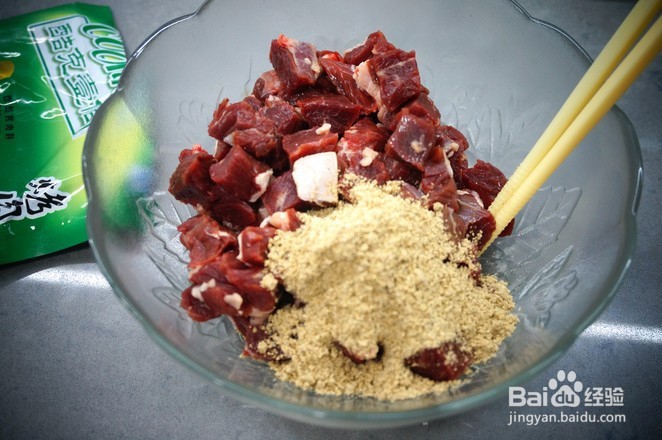 孜然牙签牛肉的做法