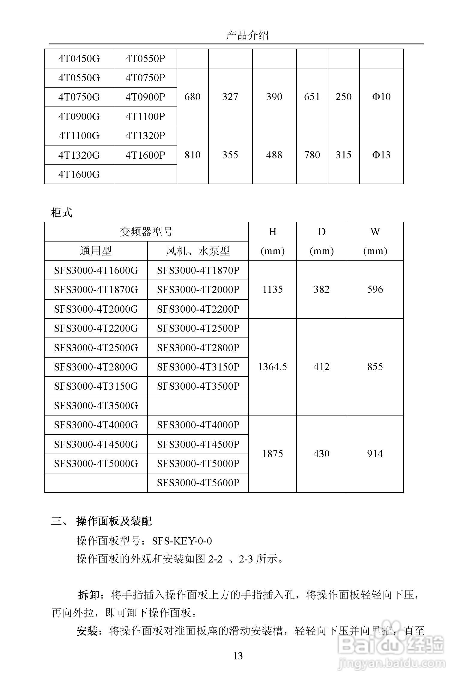 晟欣SFS3000-4T4000G变频器用户手册:[2]