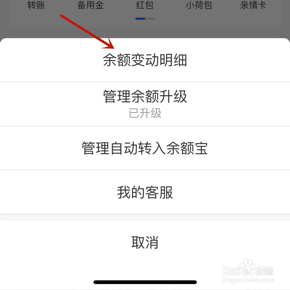 支付宝余额变动明细在哪查看