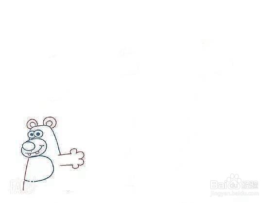如何画一只类似于熊大的熊