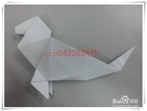 儿童快乐手工（折纸）制作：[3]海豹