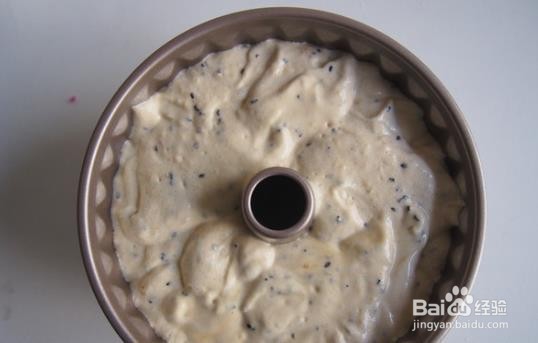 香蕉芝麻蛋糕的做法