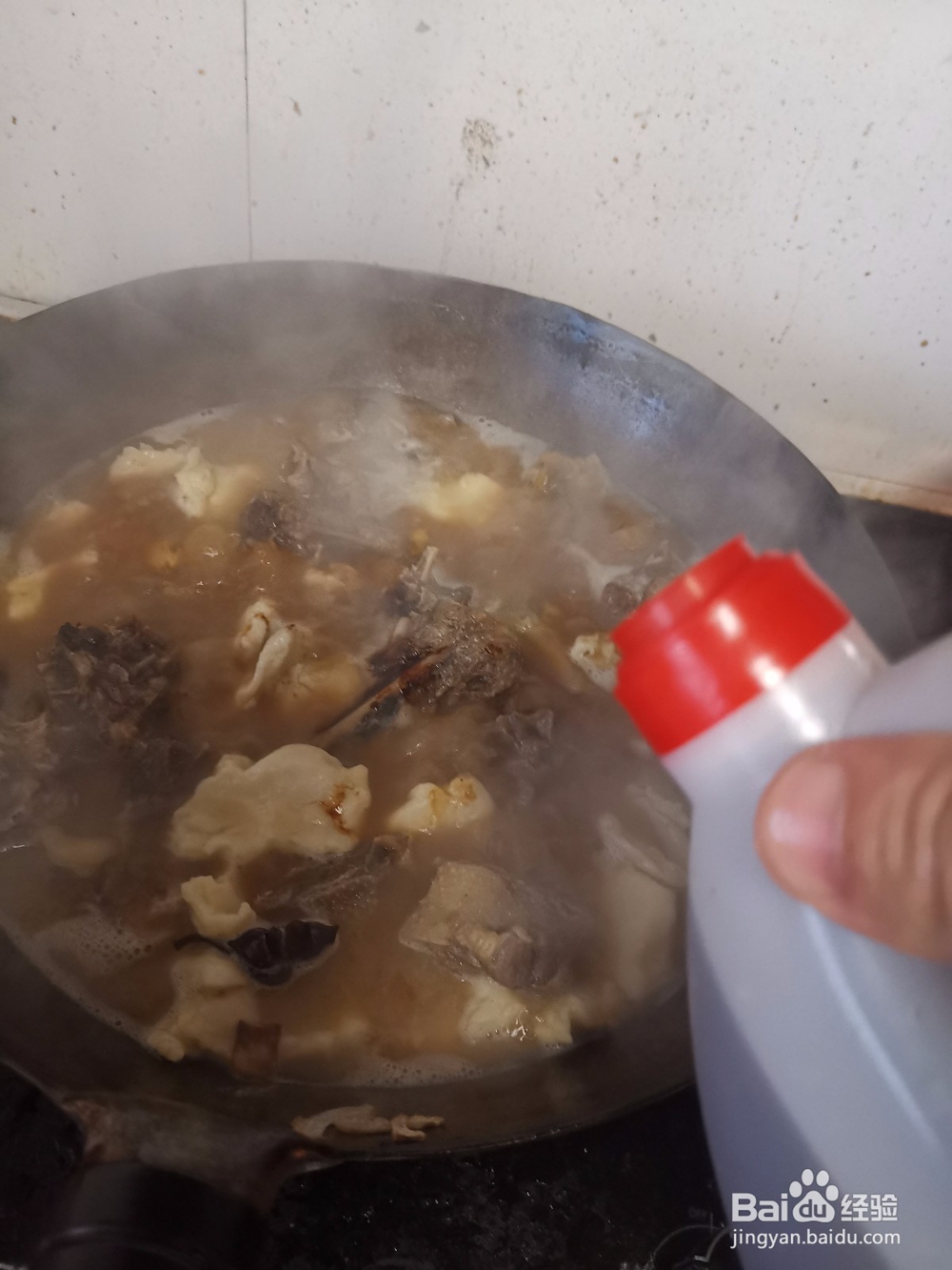 鹅掌鹅头炖面疙瘩