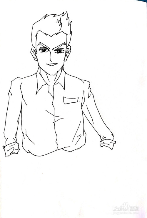 《火线传奇》系列之刀锋简笔画