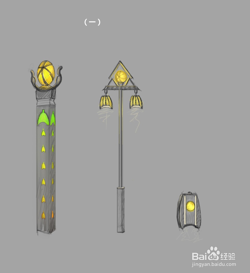 设计特色道路景观灯具的四大步骤