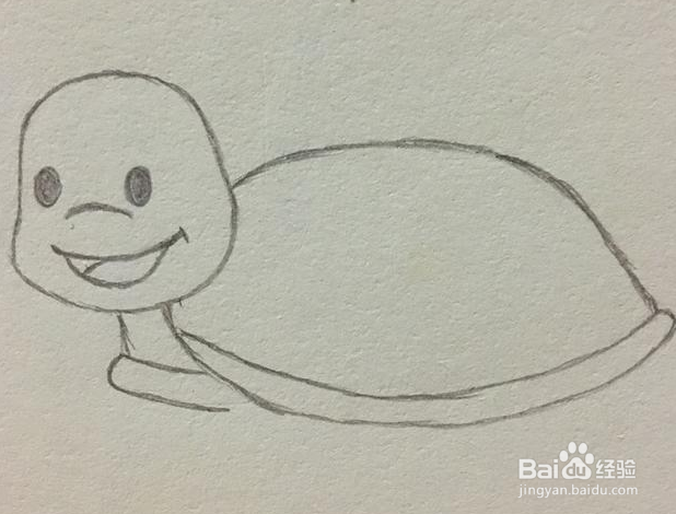 乌龟的简笔画是怎么画的