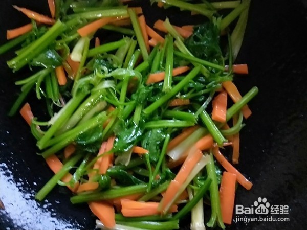 胡萝卜香芹的做法