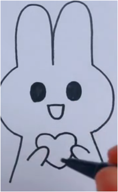 可爱小兔子的简笔画