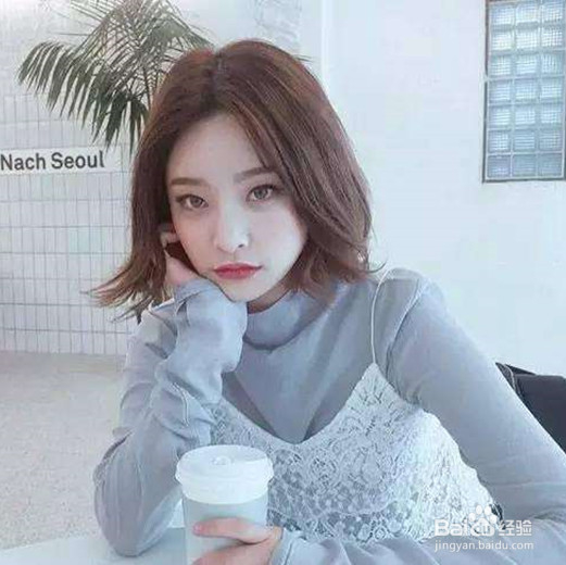 短发往外翘发型图片