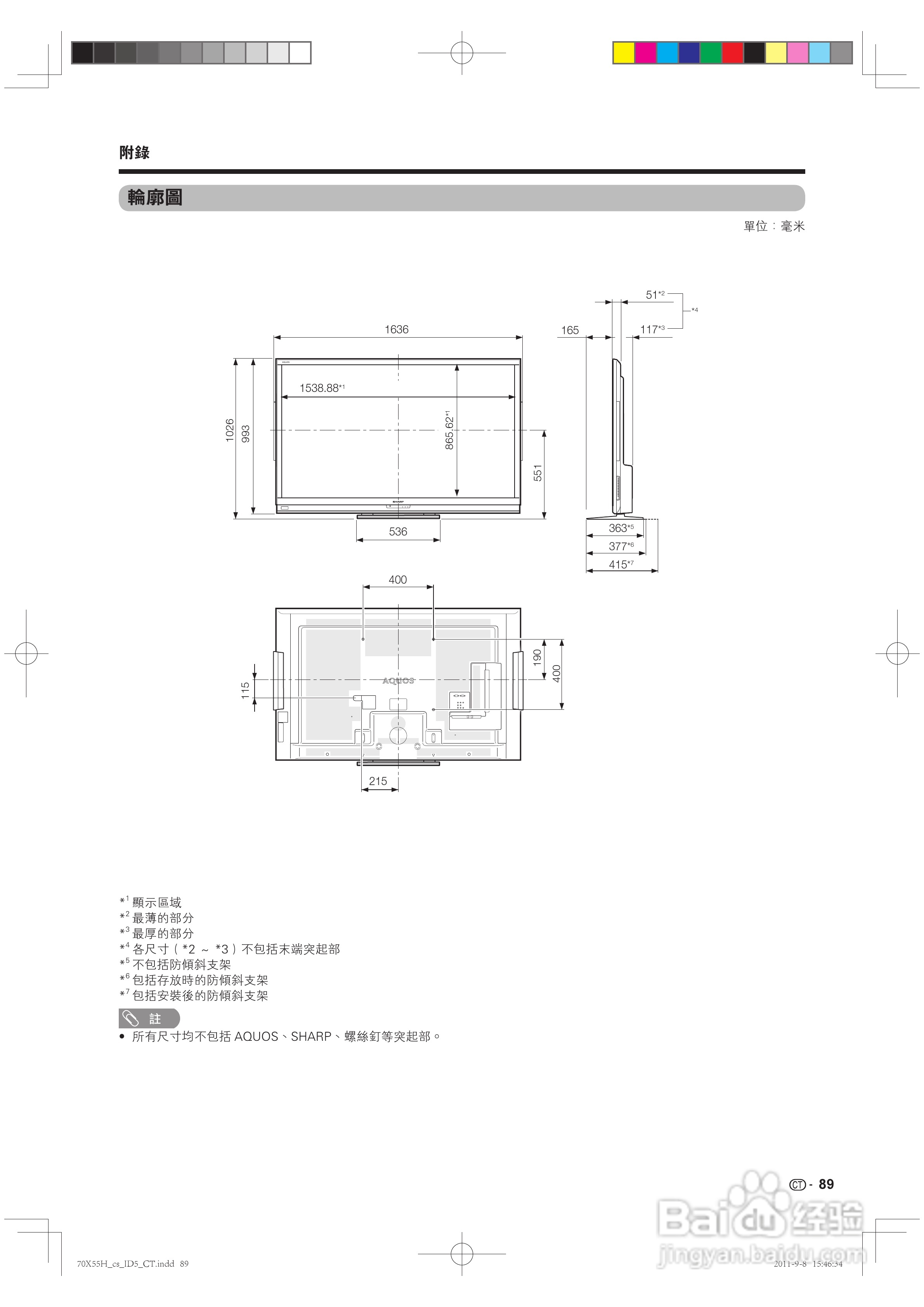声宝LC-70X55H型液晶电视机说明书:[9]