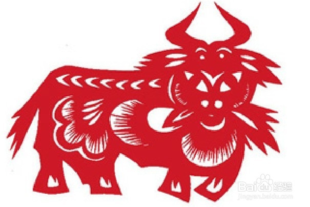 教你如何剪纸：[16]牛和马的剪法