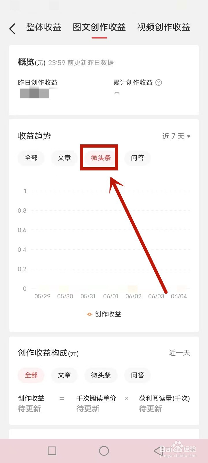 微头条收益怎么计算收益
