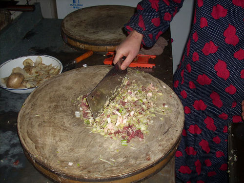 鸡柳蘑菇馄饨的做法