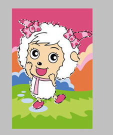 在PS中怎样把一个图案抠出来，放到另一个图案中