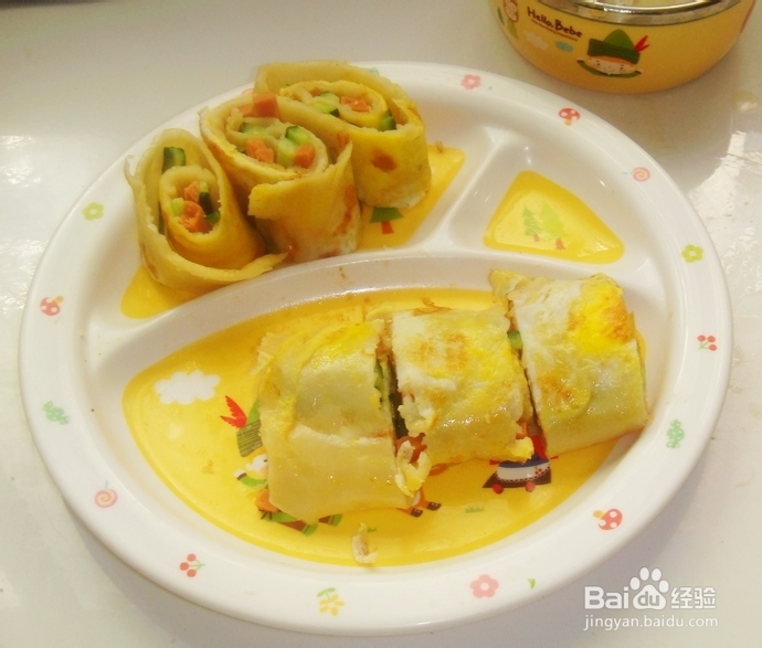 教你轻松做宝宝营养早餐--蔬菜鸡蛋饼