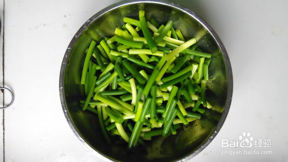 蒜苔炒肉怎么炒