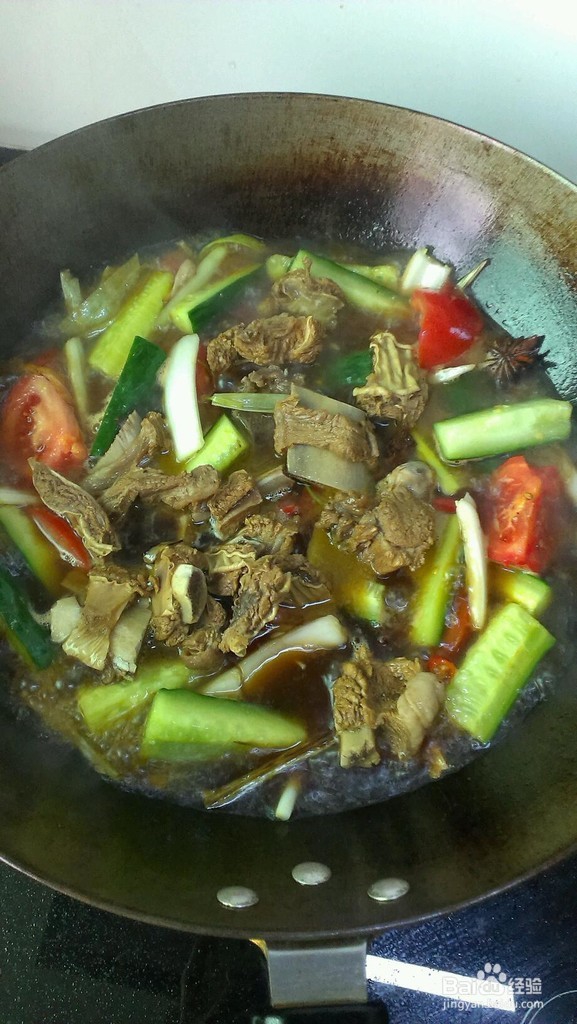 黄瓜焖排骨的制作方法