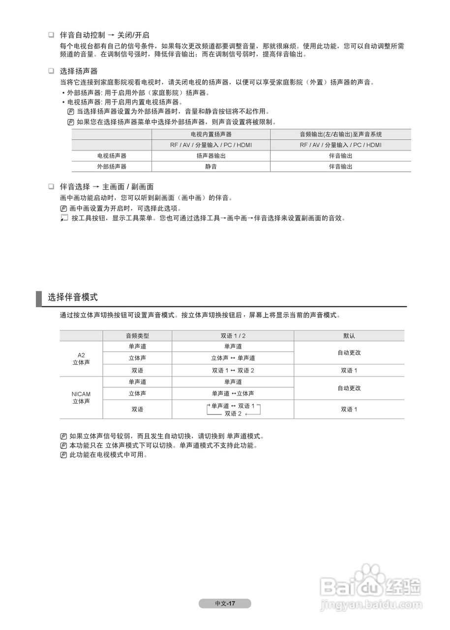 三星BN68-00SC型液晶彩电说明书:[2]