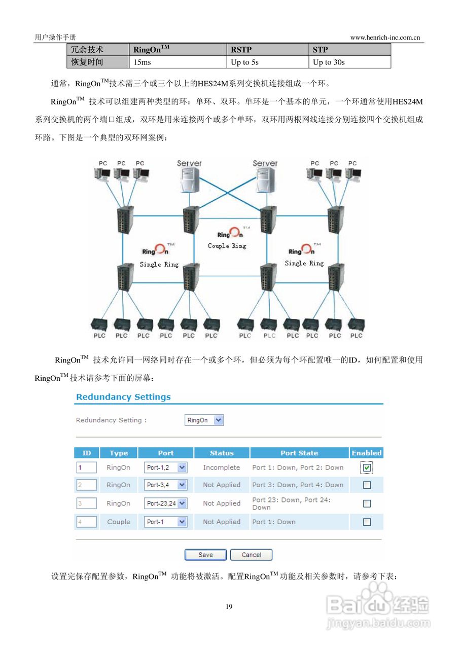 恒启工业以太网管理型交换机HES16M-24M系列用户操作手:[3]