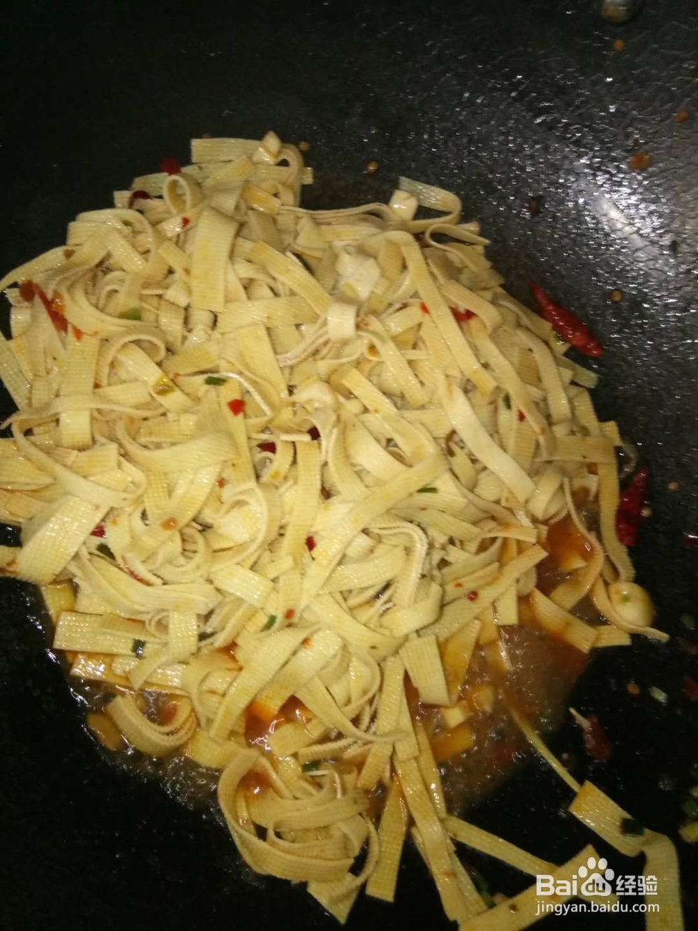 素炒豆腐皮的做法好吃简单