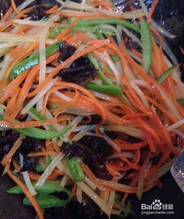 鱼香肉丝土豆丝