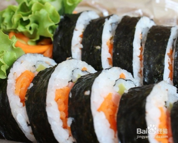 如何做日本寿司-紫菜包饭