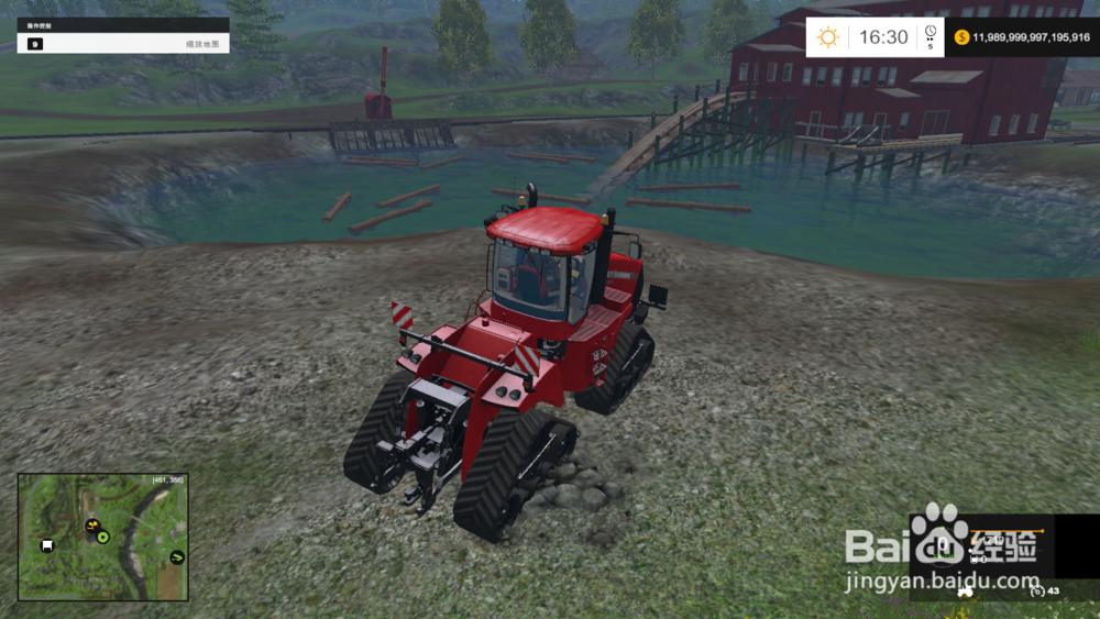 模拟农场15水池边种树赚钱