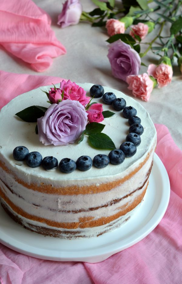 可可棋格奶油蛋糕