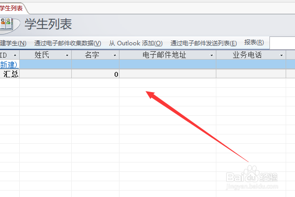 Access的视图切换