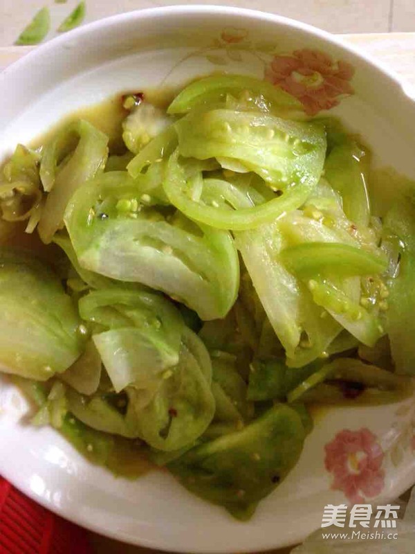 清炒青柿子的做法
