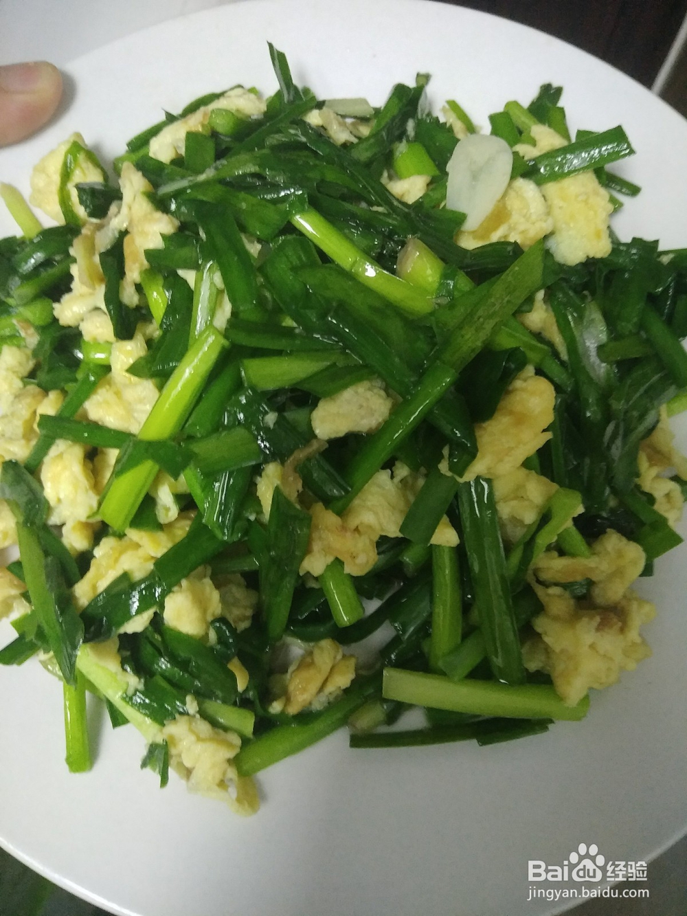 韭菜鸡蛋的做法