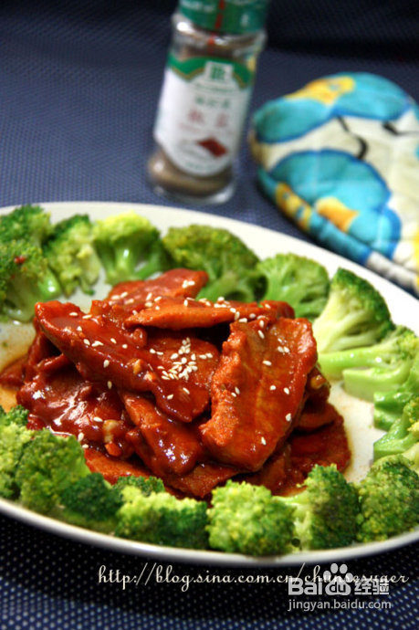 韩式辣酱烤肉-------初用烤箱者实用菜