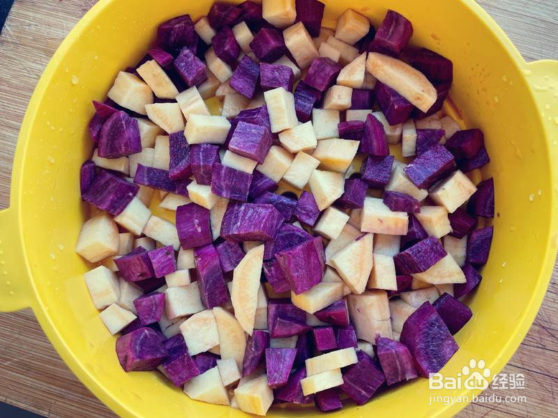 低卡紫薯燕麦蛋挞🤩的做法