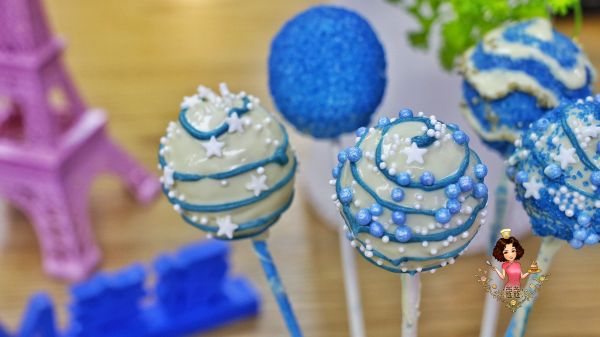 星空棒棒糖蛋糕