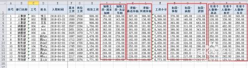 如何快速制作考勤/工资的汇总表