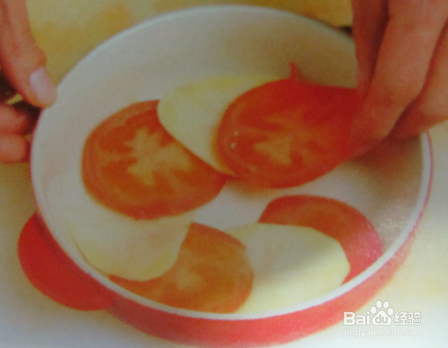 奶酪土豆烤番茄