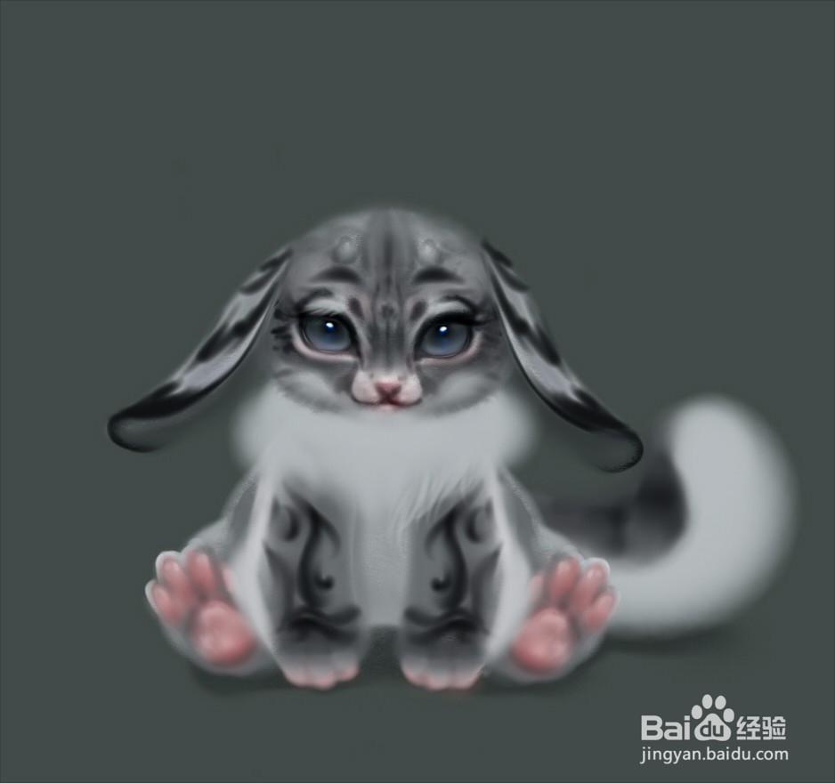 垂耳兽绘画教程