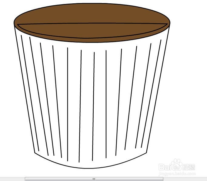 flash绘制一个卡通的木桶