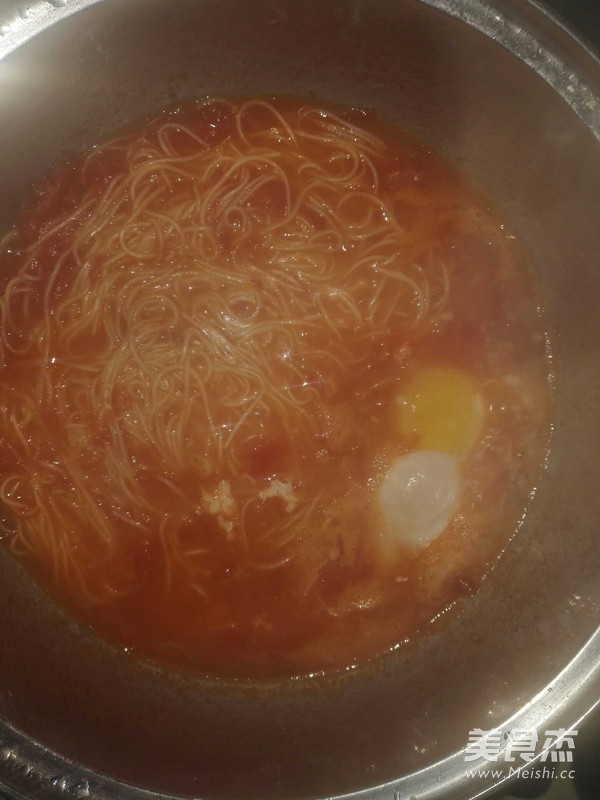 番茄鸡蛋面的做法
