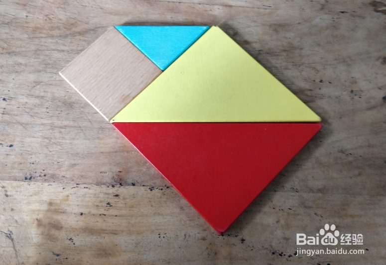 用七巧板怎样拼一条鲷鱼?