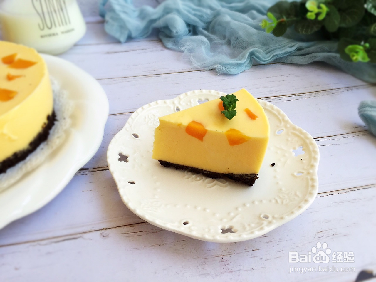 免烤箱芒果蛋糕的做法