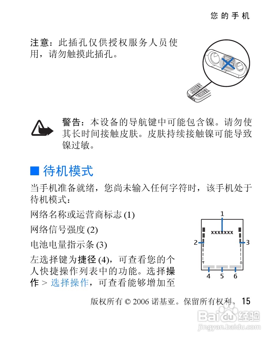 诺基亚2610手机使用说明书:[2]