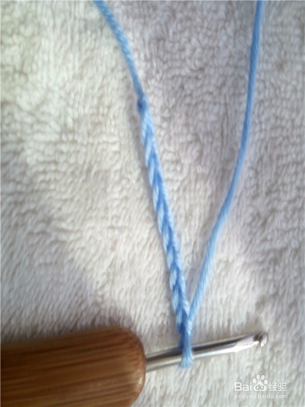 钩针枣型针的钩法