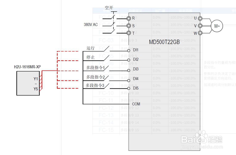 变频器多段速怎么设置