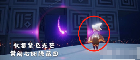 光遇紫色光芒在哪个位置