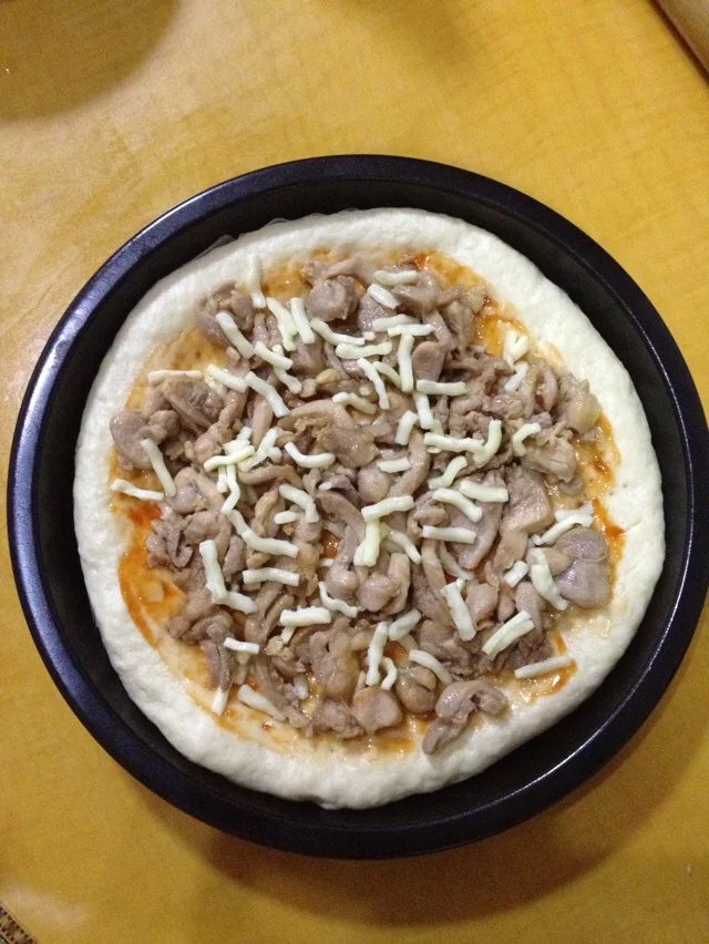 鸡腿肉披萨最佳的做法,不学会吃苦哟!